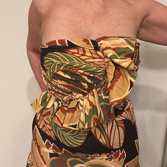 Zara Multicolor Patterned Crop Top - Picture 6 of 6